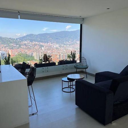 Apartamento De Lujo Con La Mejor Vista De Medellin Apartamento Exterior foto