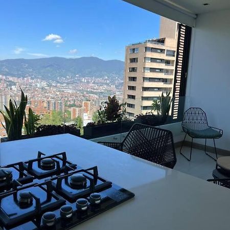 Apartamento De Lujo Con La Mejor Vista De Medellin Apartamento Exterior foto