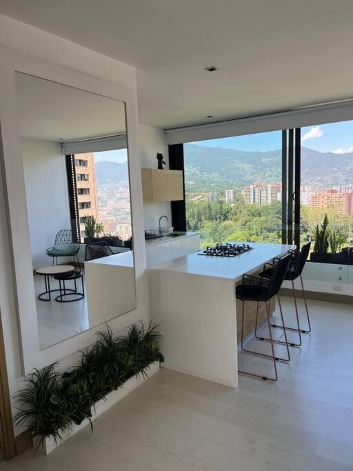 Apartamento De Lujo Con La Mejor Vista De Medellin Apartamento Exterior foto