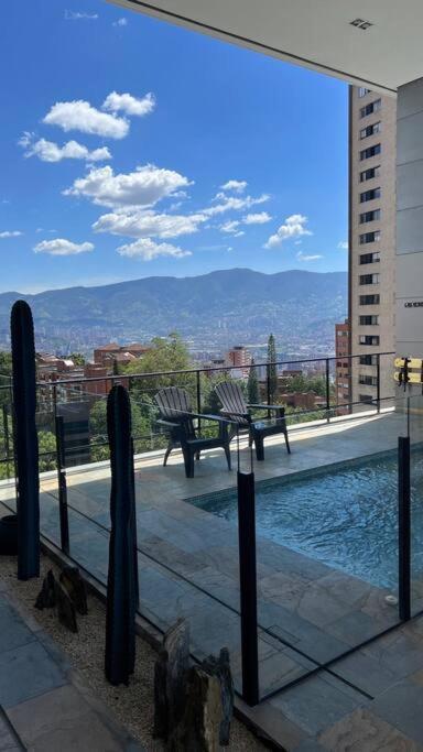 Apartamento De Lujo Con La Mejor Vista De Medellin Apartamento Exterior foto